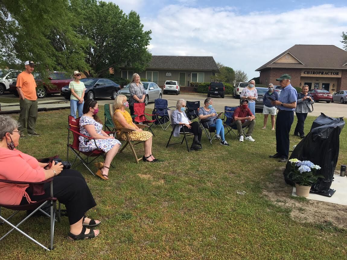 Seven Lakes Plaque dedication